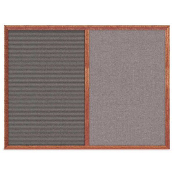 Slim Style Indoor Enclosed Corkboard, 12